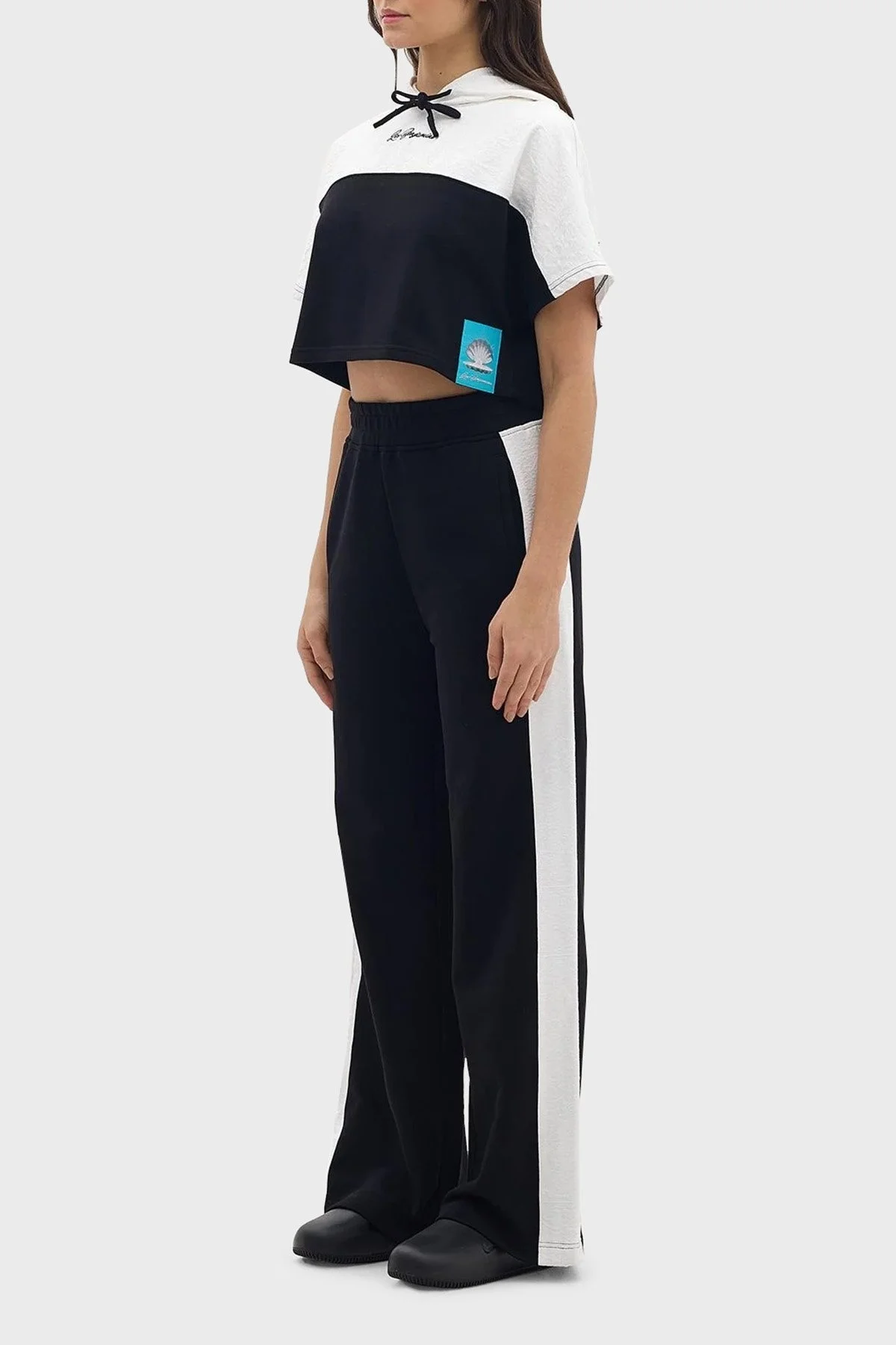 Les Benjamins Pamuklu Relaxed Fit Spor Bayan Pantolon LB24SSKISFUSP-004 SİYAH - 3