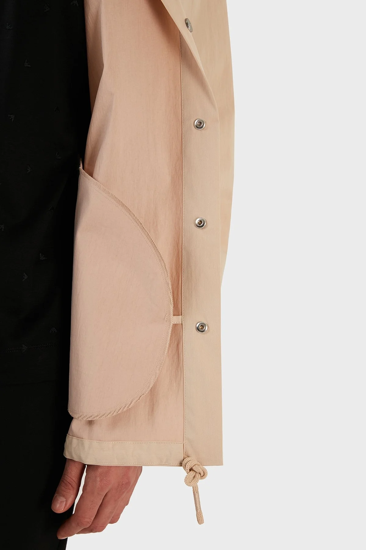 Les Benjamins Pamuklu Sırt Baskılı Relaxed Fit Mevsimlik Erkek Ceket LB23SSHOEMUJC-002 BEJ - 5