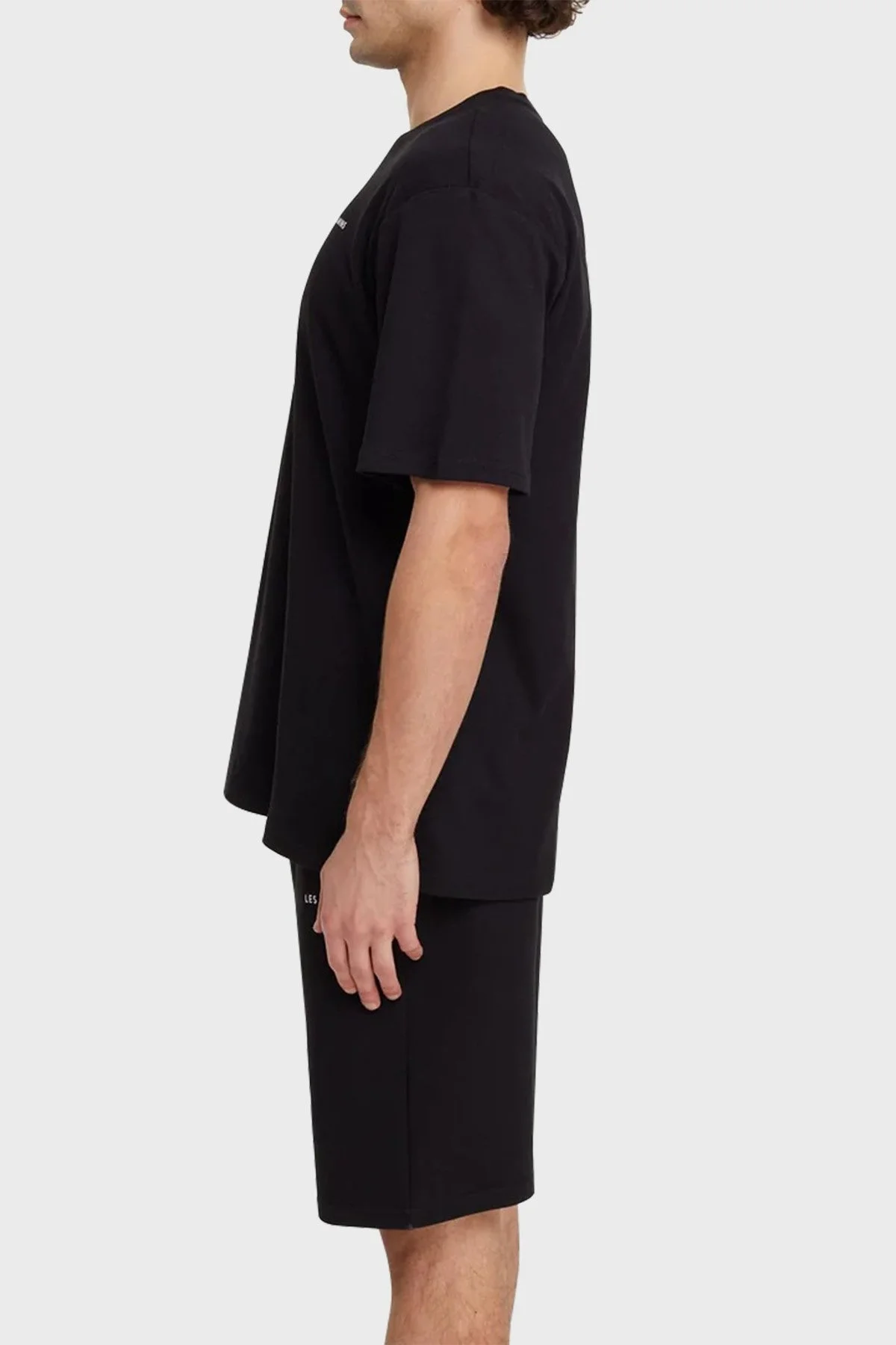 Les Benjamins Regular Fit Bisiklet Yaka % 100 Pamuk Erkek T Shirt LB21SSCORMUTS-006 SİYAH - 3