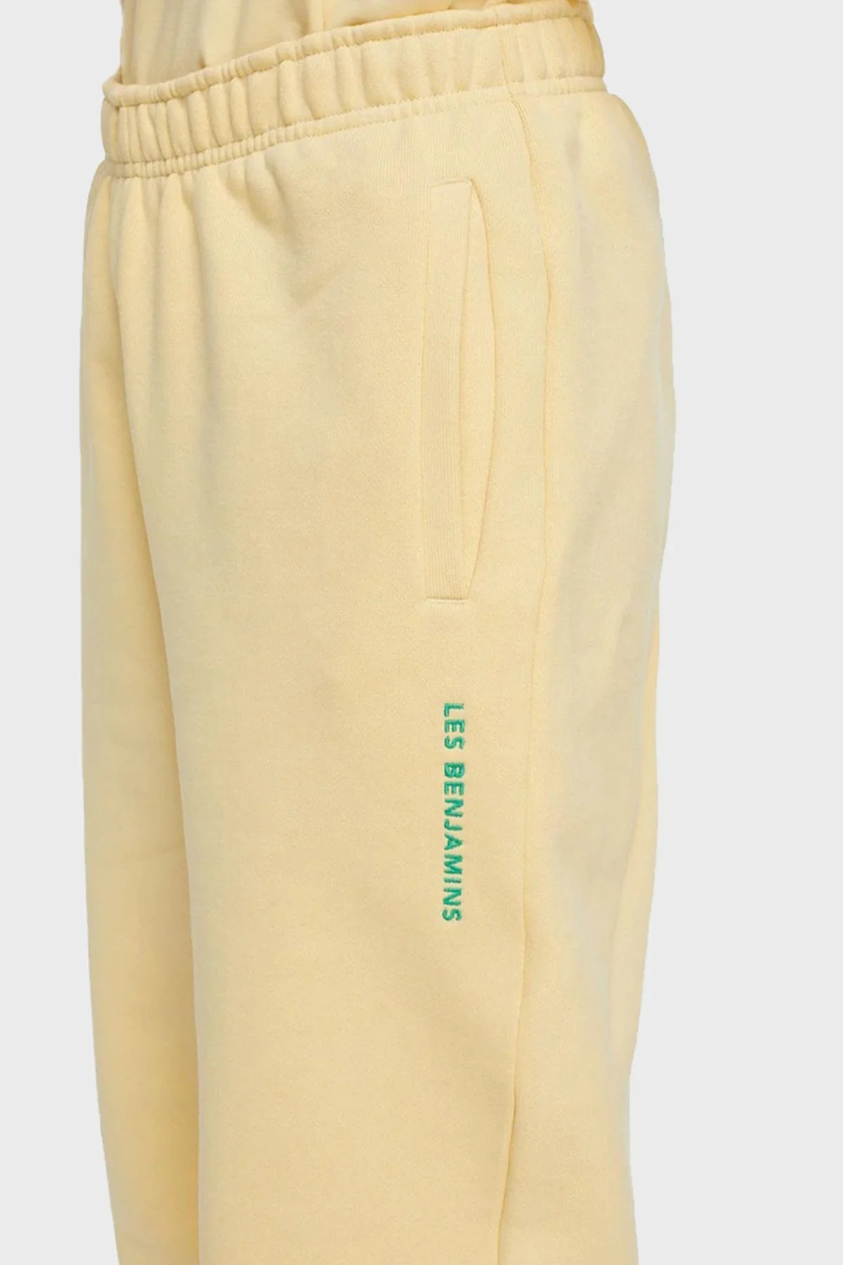 Les Benjamins Regular Fit Elastik Bel Bantlı Cepli % 100 Pamuk Bayan Pantolon LB22SSESSFUSP-303 BEJ - 3