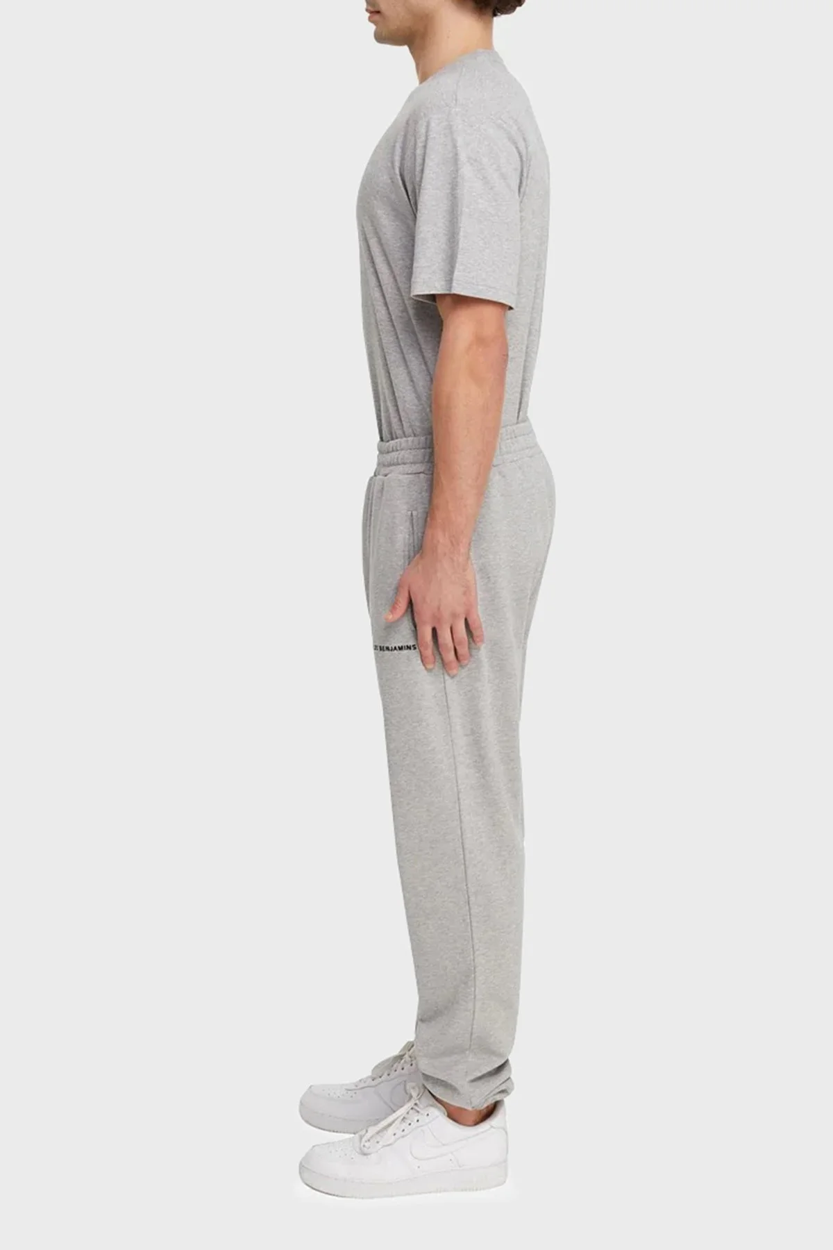 Les Benjamins Regular Fit Elastik Bel Bantlı Cepli % 100 Pamuk Erkek Pantolon LB21SSCORMUSP-003 GRİ - 9