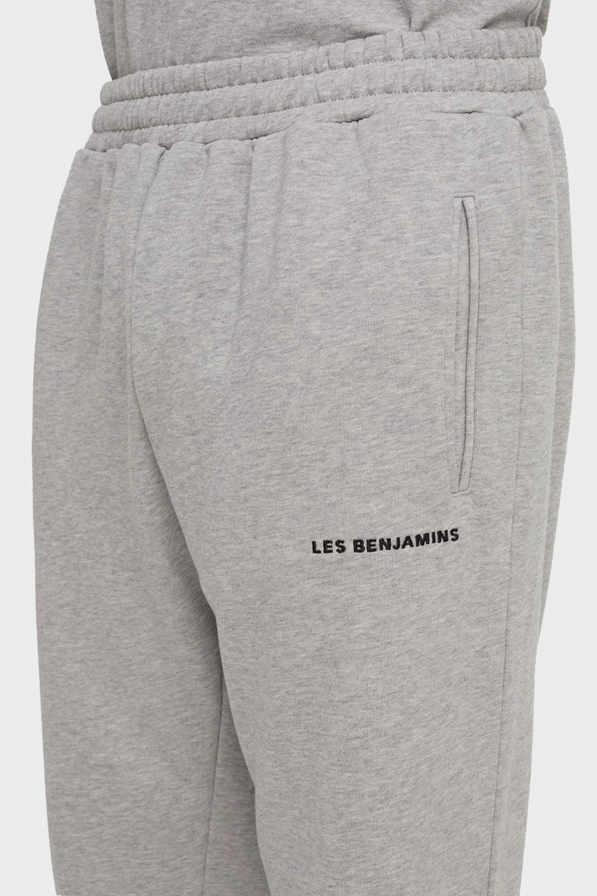 Les Benjamins Regular Fit Elastik Bel Bantlı Cepli % 100 Pamuk Erkek Pantolon LB21SSCORMUSP-003 GRİ - 10