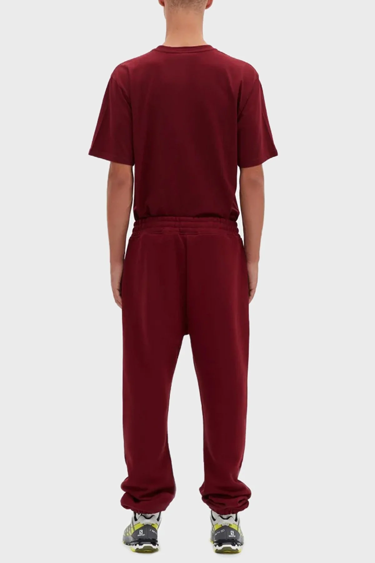 Les Benjamins Regular Fit Elastik Bel Bantlı Cepli % 100 Pamuk Erkek Pantolon LB22FWESSMUSP-301 BORDO - 5