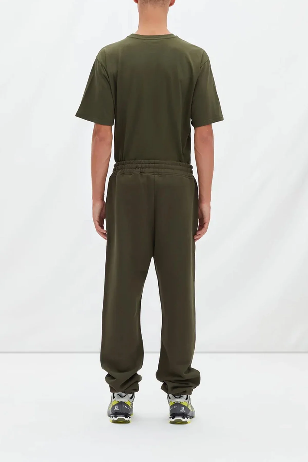 Les Benjamins Regular Fit Elastik Bel Bantlı Cepli % 100 Pamuk Erkek Pantolon LB22FWESSMUSP-302 HAKİ - 4