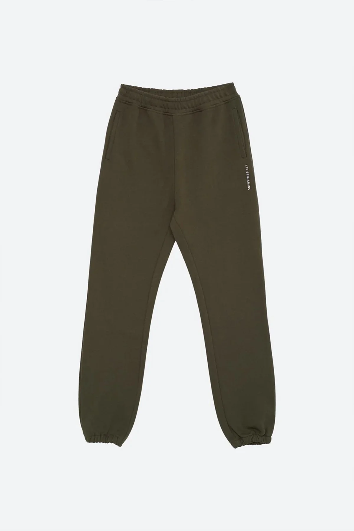 Les Benjamins Regular Fit Elastik Bel Bantlı Cepli % 100 Pamuk Erkek Pantolon LB22FWESSMUSP-302 HAKİ - 6