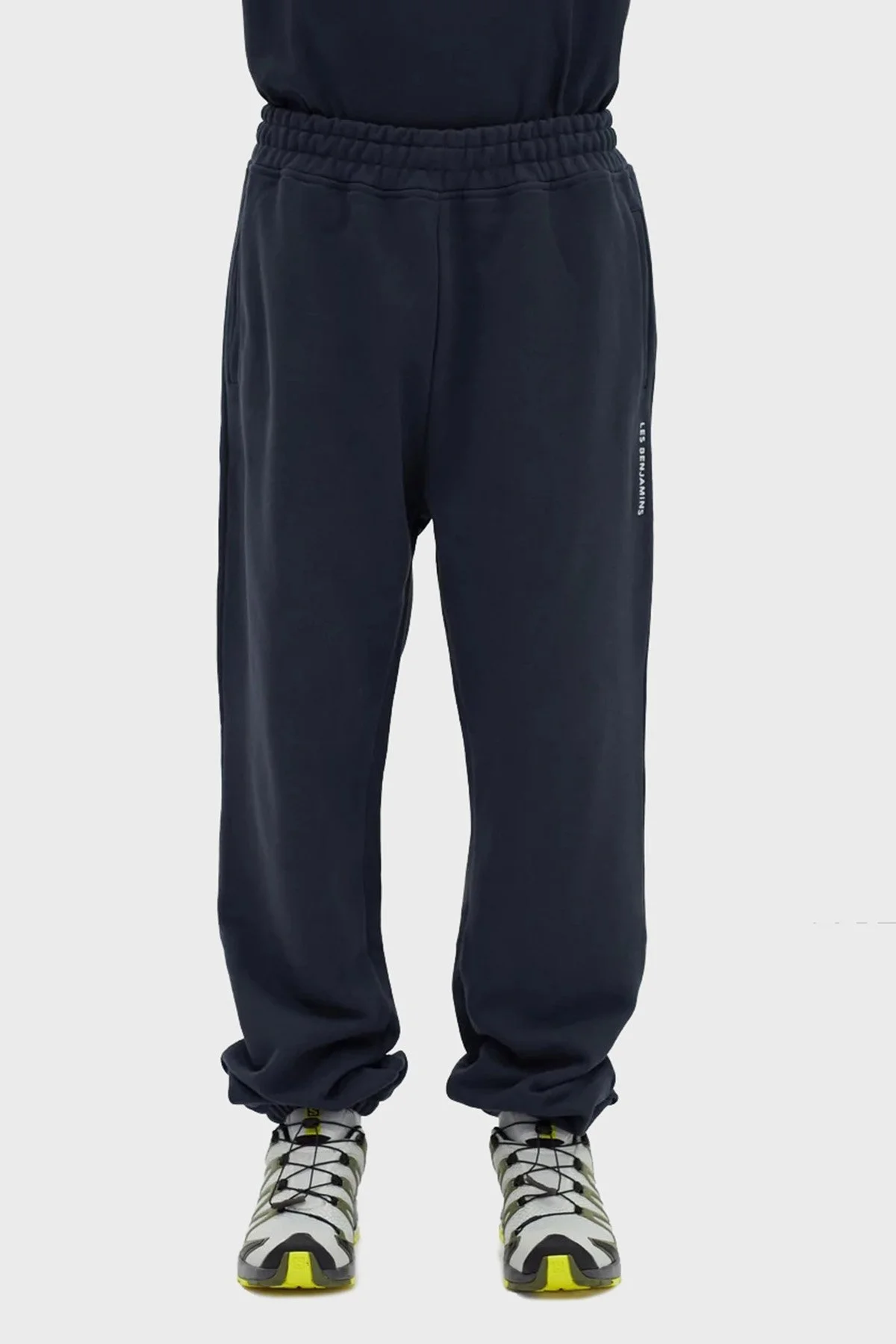 Les Benjamins Regular Fit Elastik Bel Bantlı Cepli % 100 Pamuk Erkek Pantolon LB22FWESSMUSP-303 LACİVERT - 2