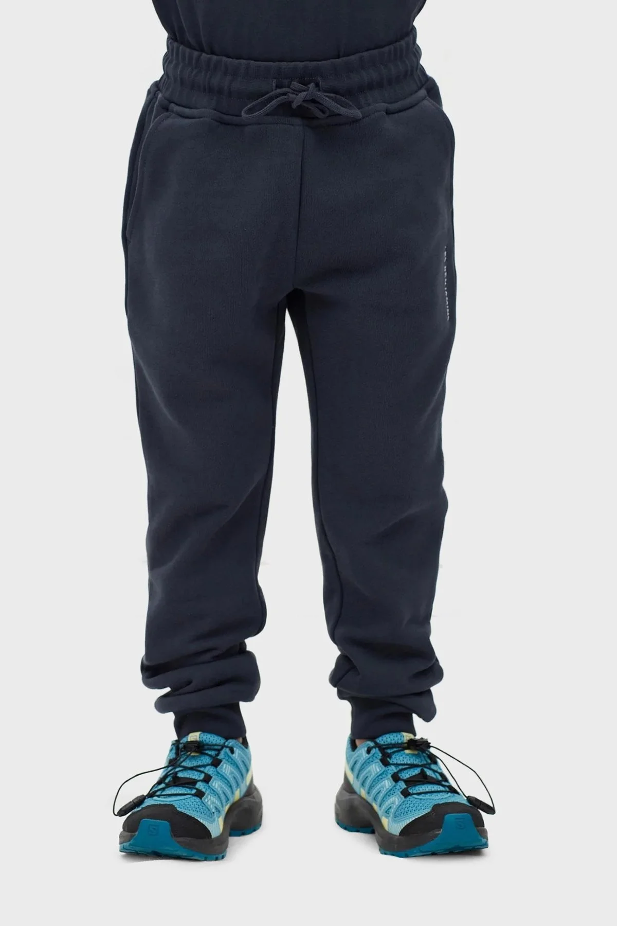 Les Benjamins Regular Fit Elastik Bel Bantlı Cepli % 100 Pamuk Unisex Pantolon LB22FWCHLCUSP-503 LACİVERT - 2