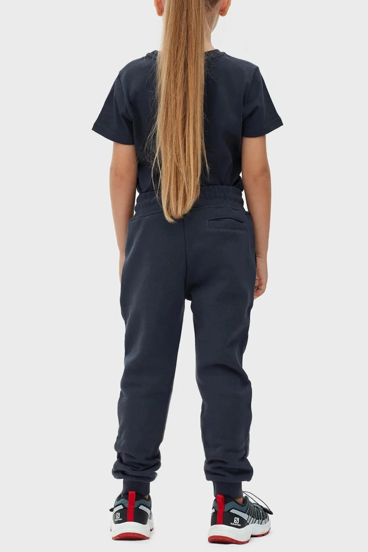 Les Benjamins Regular Fit Elastik Bel Bantlı Cepli % 100 Pamuk Unisex Pantolon LB22FWCHLCUSP-503 LACİVERT - 4