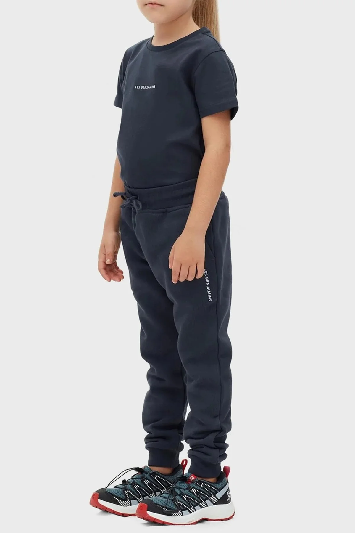 Les Benjamins Regular Fit Elastik Bel Bantlı Cepli % 100 Pamuk Unisex Pantolon LB22FWCHLCUSP-503 LACİVERT - 5