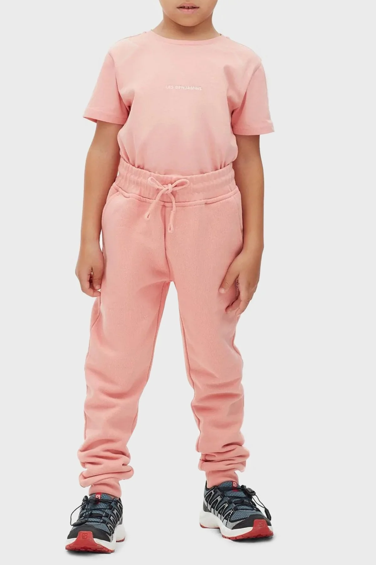 Les Benjamins Regular Fit Elastik Bel Bantlı Cepli % 100 Pamuk Unisex Pantolon LB22FWCHLCUSP-506 CORAL - 3