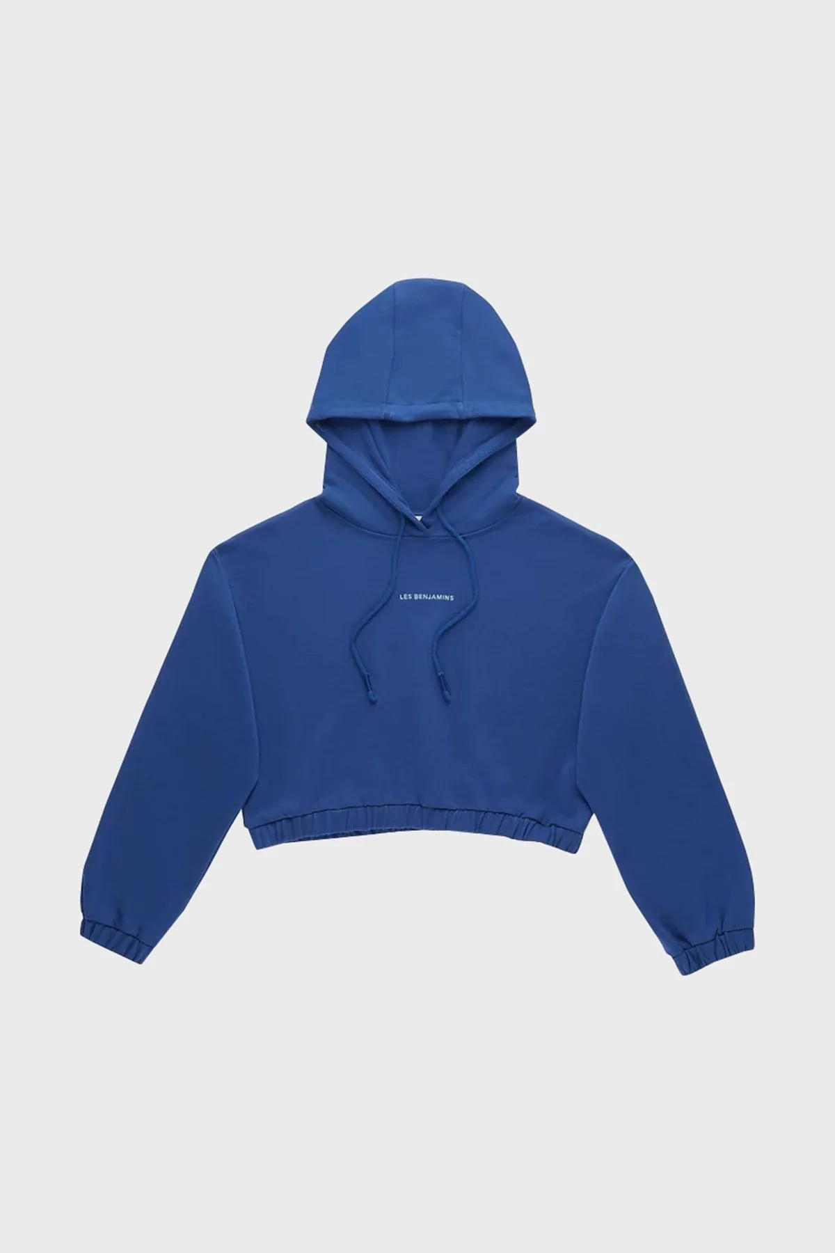 Les Benjamins Regular Fit Kapüşonlu % 100 Pamuk Crop Bayan Sweat LB21SSCORFUHD-002 LACİVERT - 6