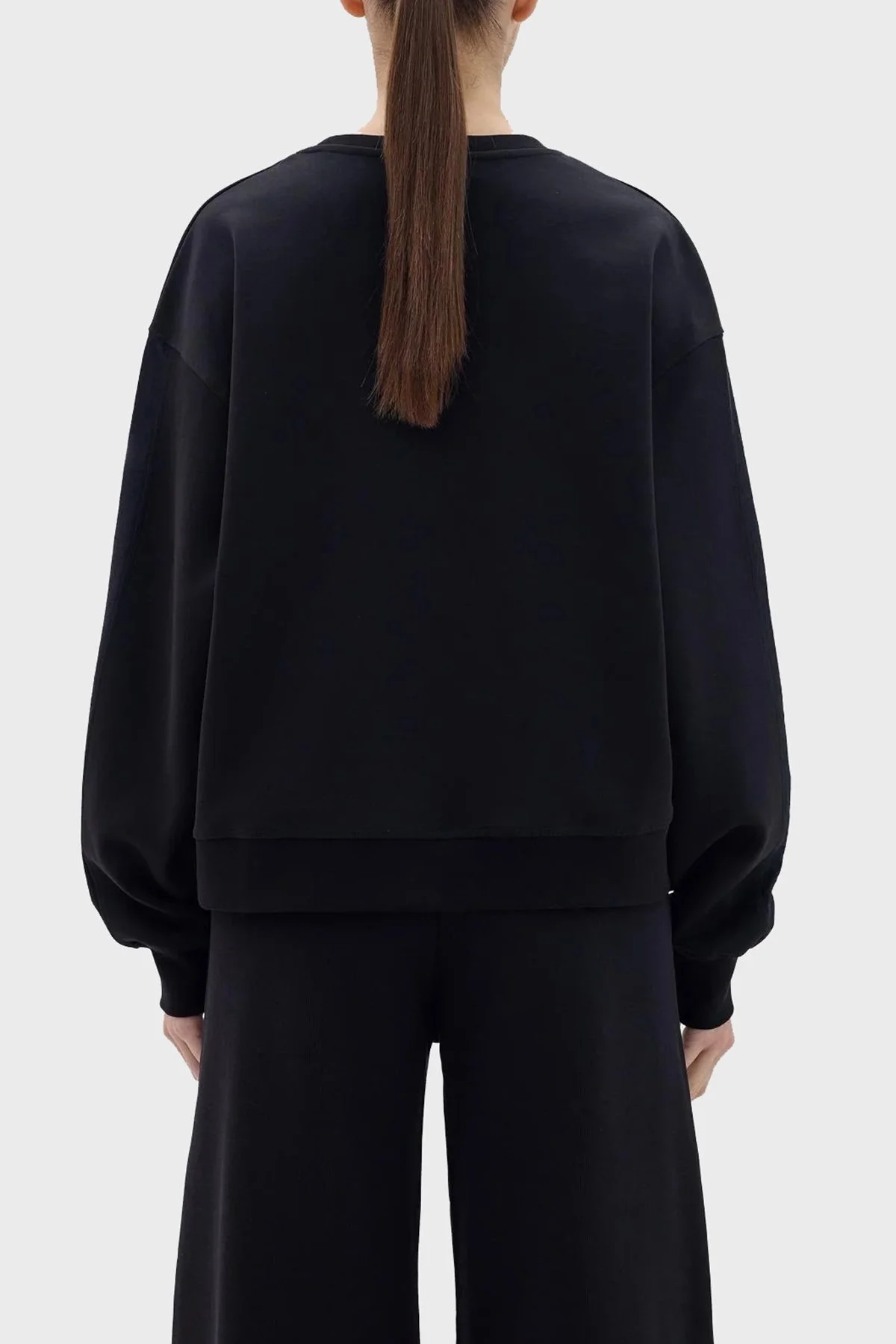 Les Benjamins Regular Fit Kapüşonlu Bayan Sweat LB23FWCLAFUSW-401 SİYAH - 3