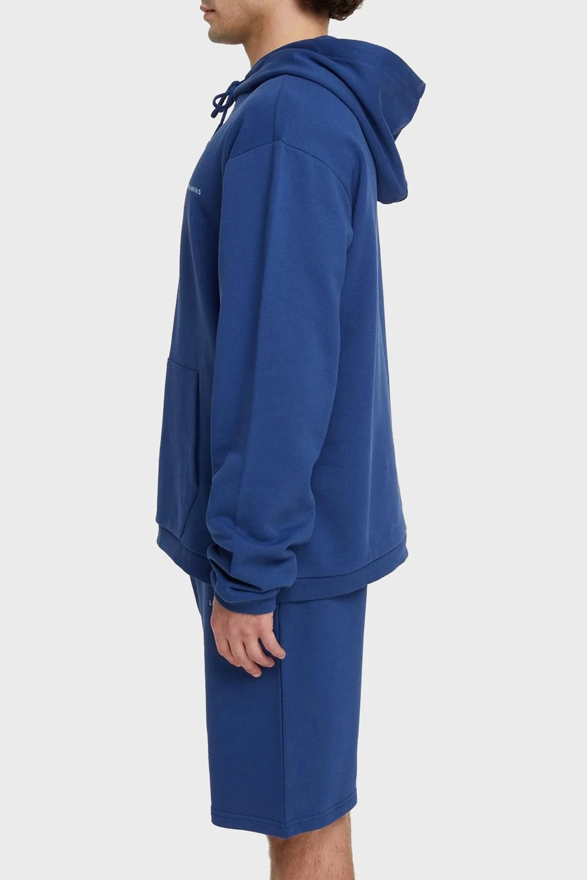 Les Benjamins Regular Fit Kapüşonlu Cepli % 100 Pamuk Erkek Sweat LB21SSCORMUHD-002 LACİVERT - 3