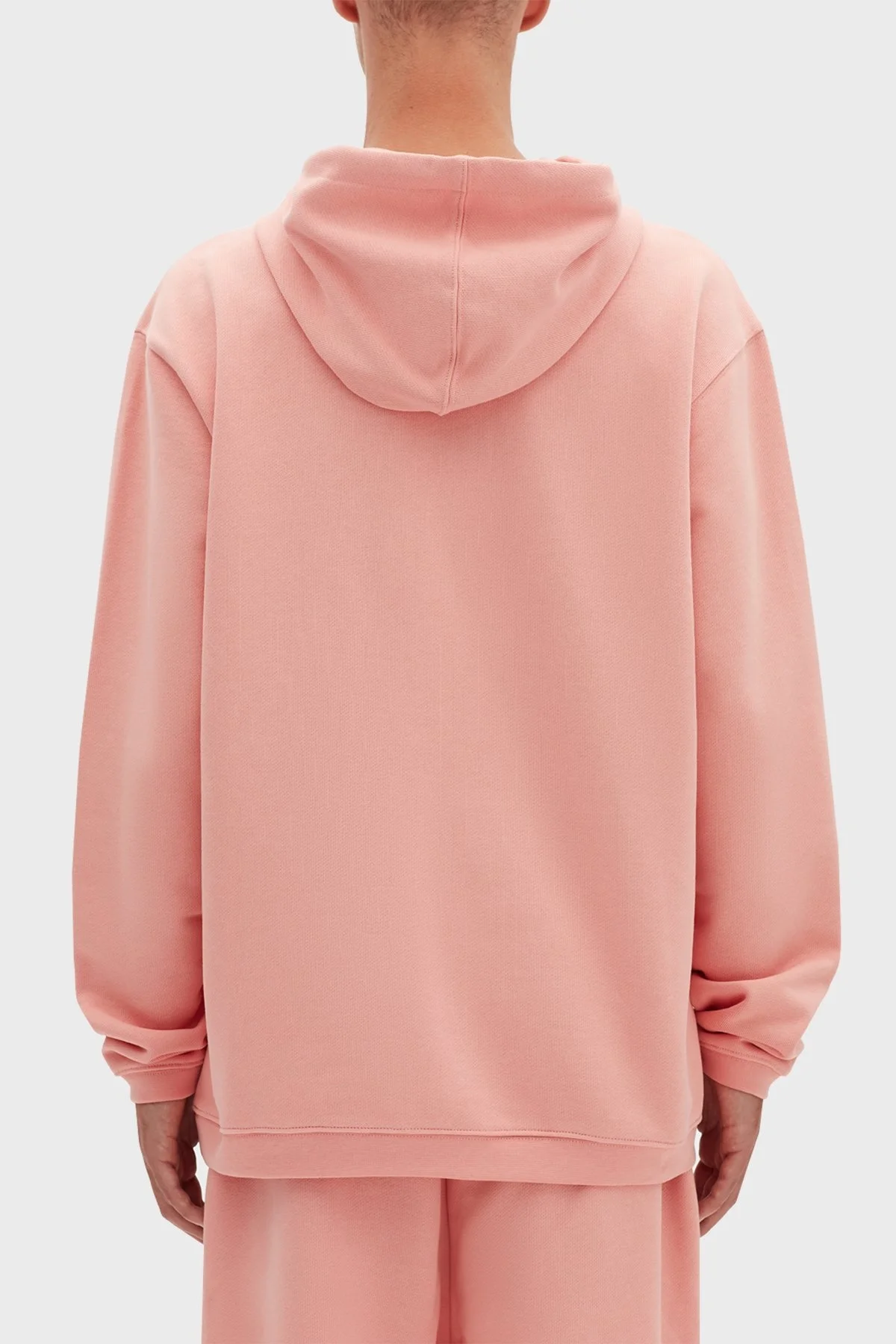 Les Benjamins Regular Fit Kapüşonlu Kanguru Cepli % 100 Pamuk Erkek Sweat LB22FWESSMUHD-306 MERCAN - 5