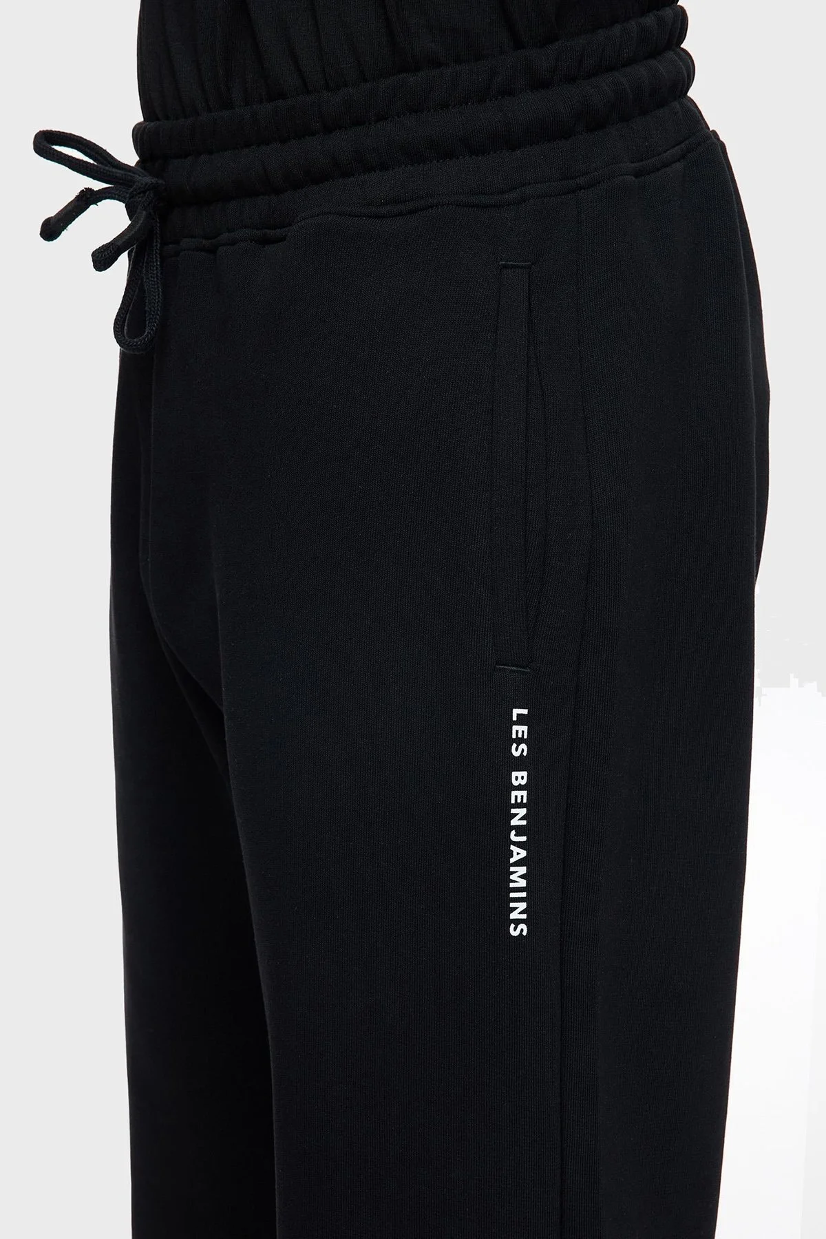 Les Benjamins Regular Fit Normal Bel Ribanalı Paça Jogger Erkek Pantolon LBNOOSCORMUSP-307 SİYAH - 5