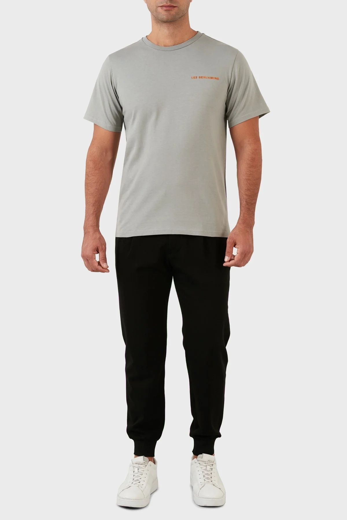 Les Benjamins Relaxed Fit Sırt Baskılı Bisiklet Yaka % 100 Pamuk Erkek T Shirt LB22FWGASMUTS-009 AÇIK YEŞİL - 5