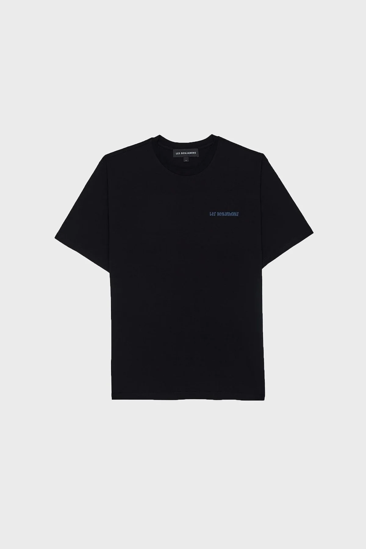 Les Benjamins Sırt Baskılı Pamuklu Relaxed Fit Bisiklet Yaka Erkek T Shirt LB25FWTURMUTS-002 SİYAH - 6