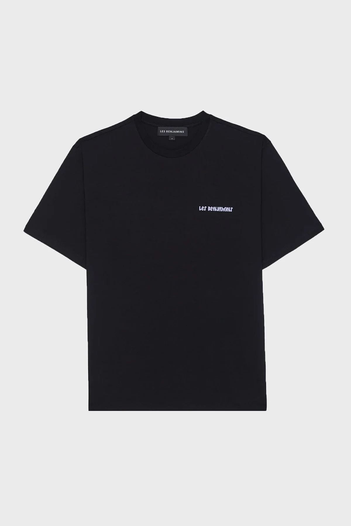 Les Benjamins Sırt Baskılı Pamuklu Relaxed Fit Bisiklet Yaka Erkek T Shirt LB25FWTURMUTS-004 SİYAH - 6