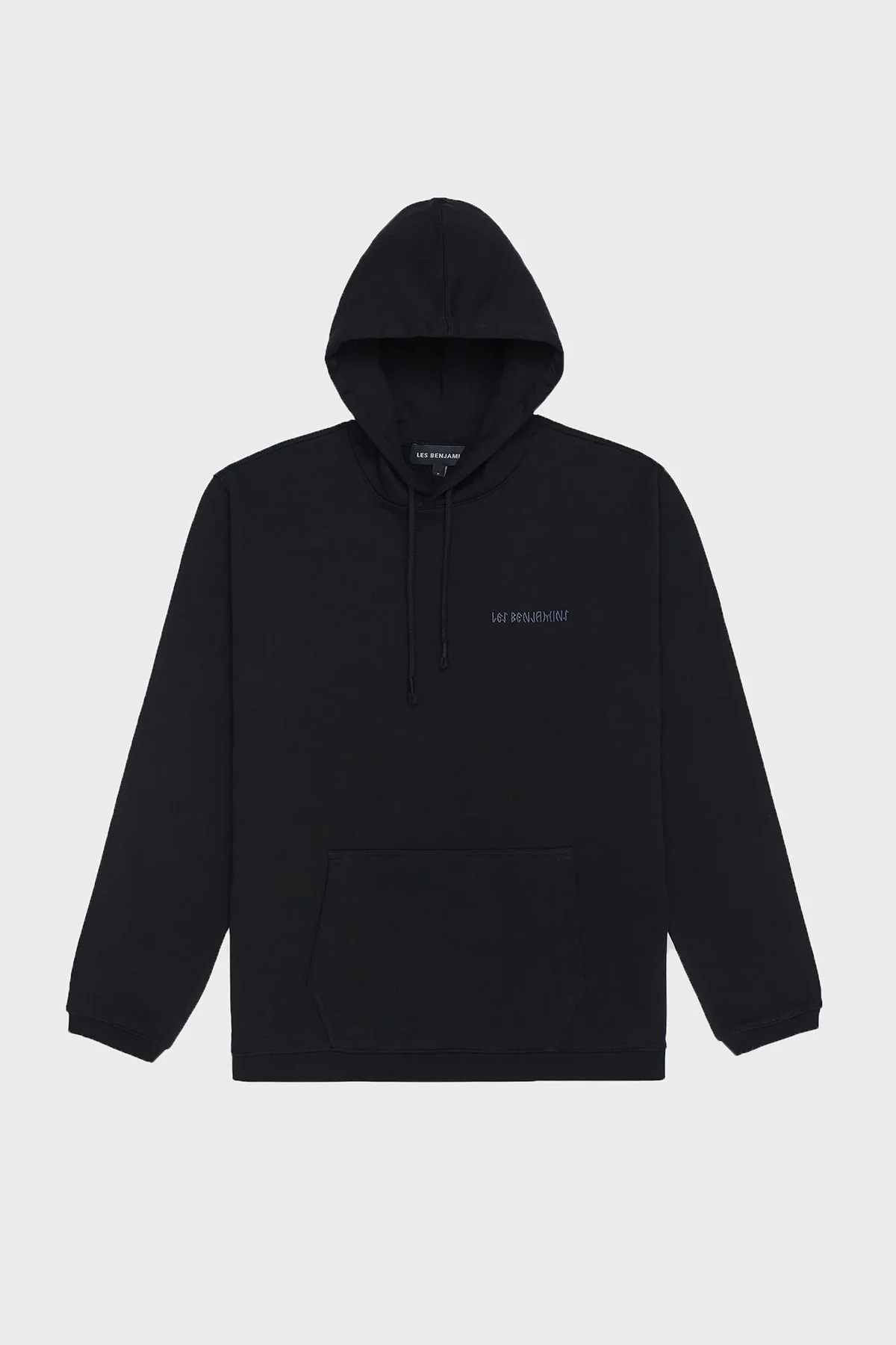 Les Benjamins Sırt Baskılı Pamuklu Relaxed Fit Kapüşonlu Erkek Sweat LB25FWTURMUHD-003 SİYAH - 5