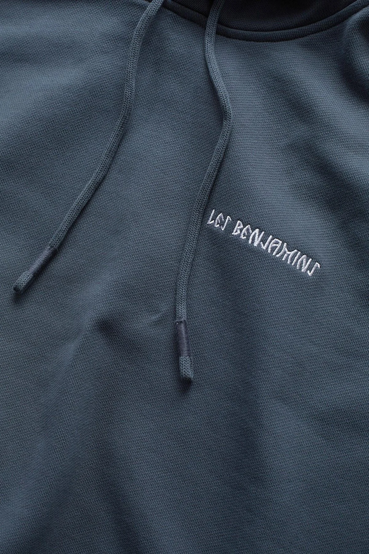 Les Benjamins Sırt Baskılı Pamuklu Relaxed Fit Kapüşonlu Erkek Sweat LB25FWTURMUHD-008 MAVİ - 4