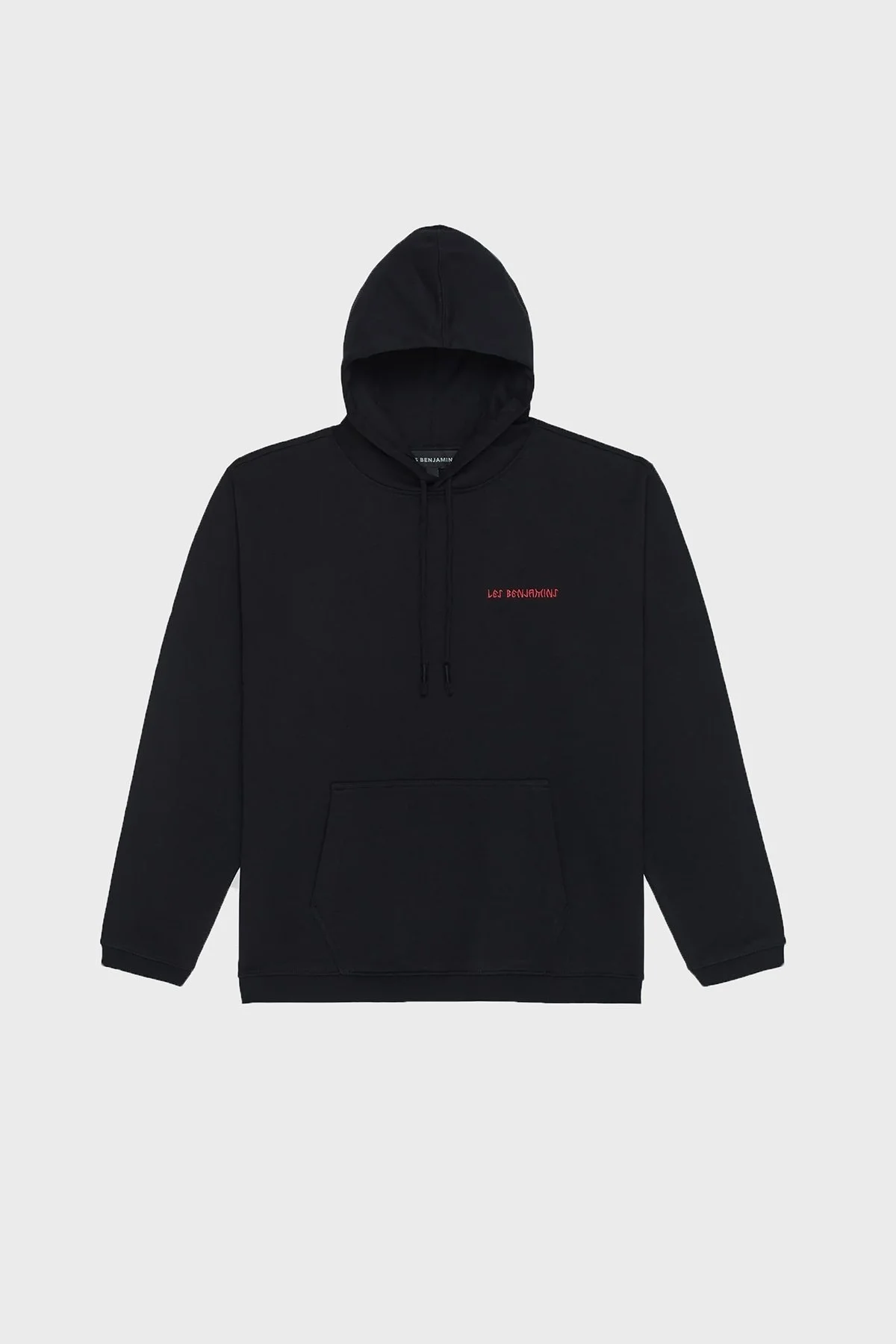 Les Benjamins Sırt Baskılı Pamuklu Relaxed Fit Kapüşonlu Erkek Sweat LB25FWTURMUHD-018 SİYAH - 6