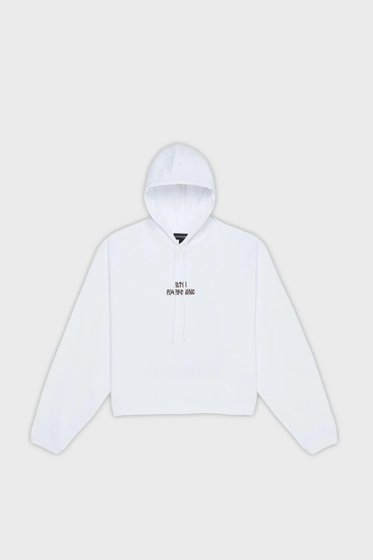 Les Benjamins Sırt Baskılı Pamuklu Relaxed Fit Kapüşonlu Yaka Bayan Sweat LB25FWTURFUHD-004 BEYAZ - 6