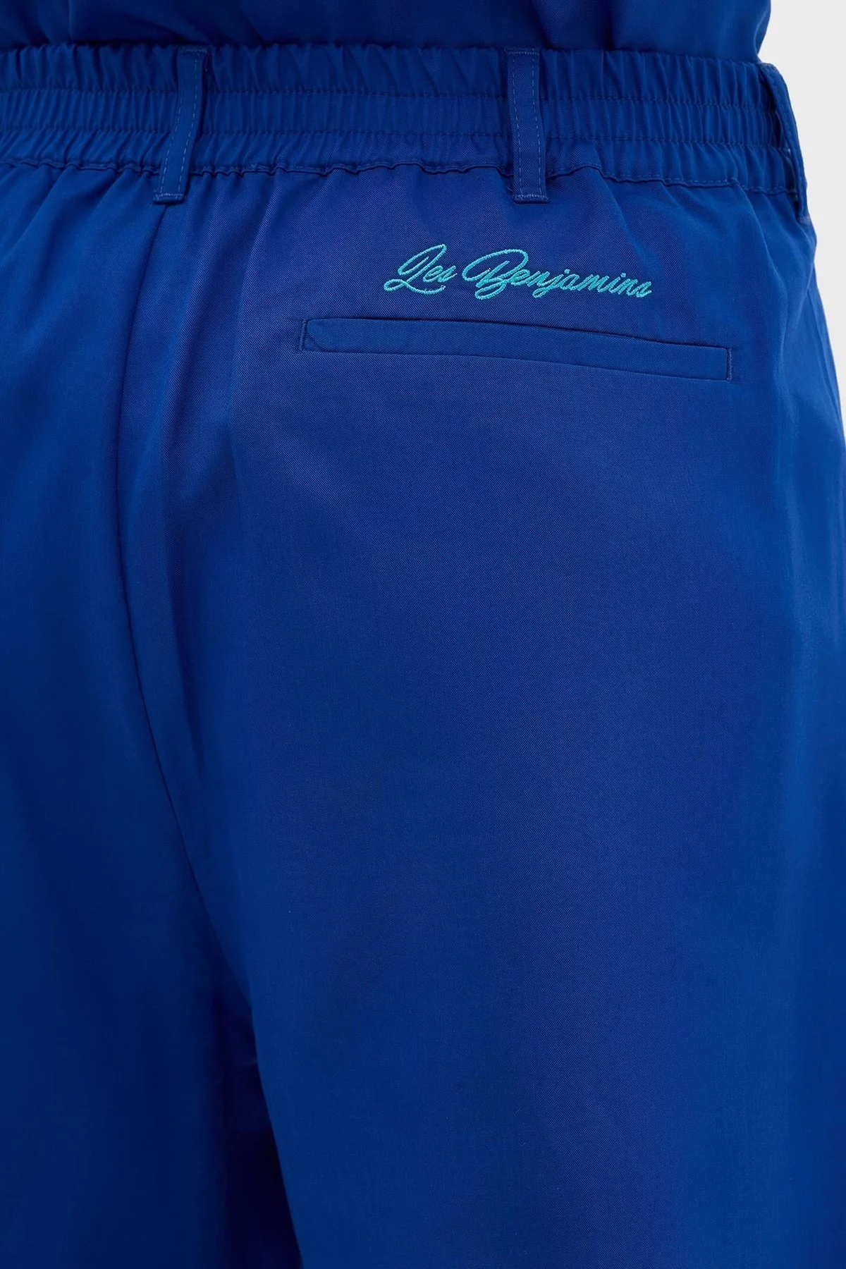 Les Benjamins Tencel Regular Fit Cepli Erkek Short LB24SSKISMUSO-010 MAVİ - 7