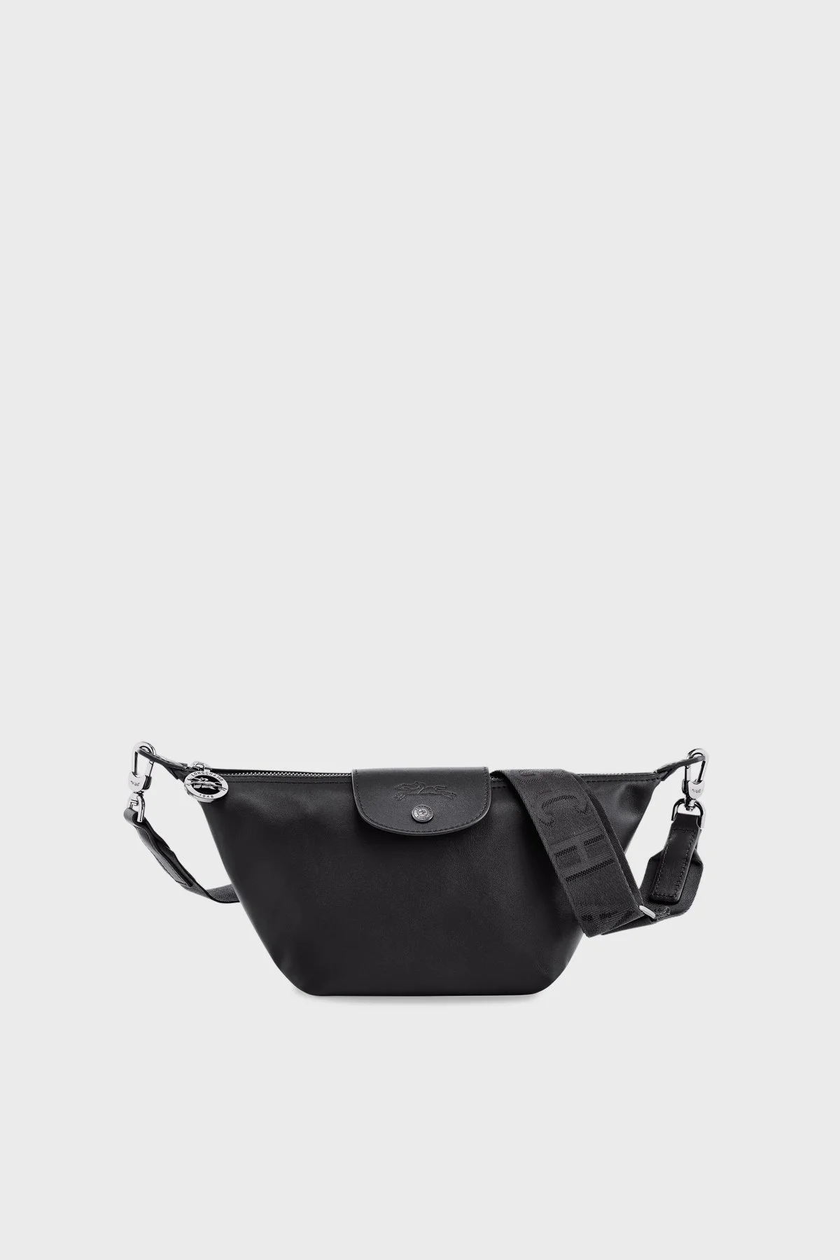 Longchamp Hakiki Deri Çıkarılabilir Askılı Bayan Çanta 10212987 001 SİYAH - 1