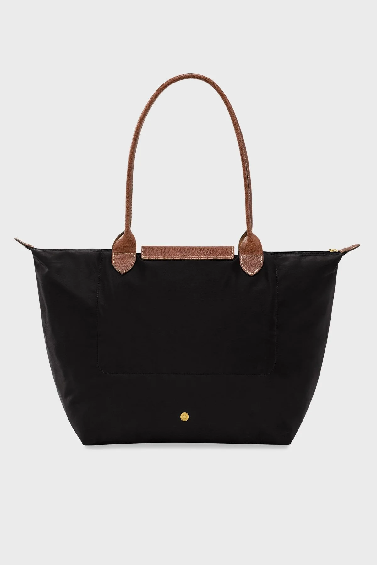 Longchamp Large Logolu Katlanabilen Tasarım Çift Saplı Bayan Çanta L1899089 001 SİYAH - 4