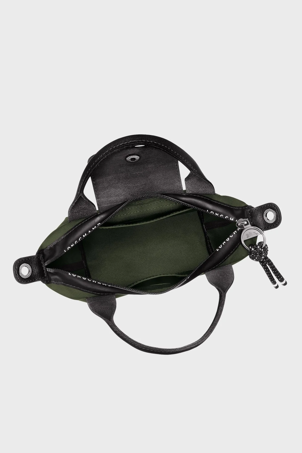 Longchamp Logolu Çıkarılabilir Askılı Küçük Bayan Çanta L1500HSR 892 HAKİ - 4