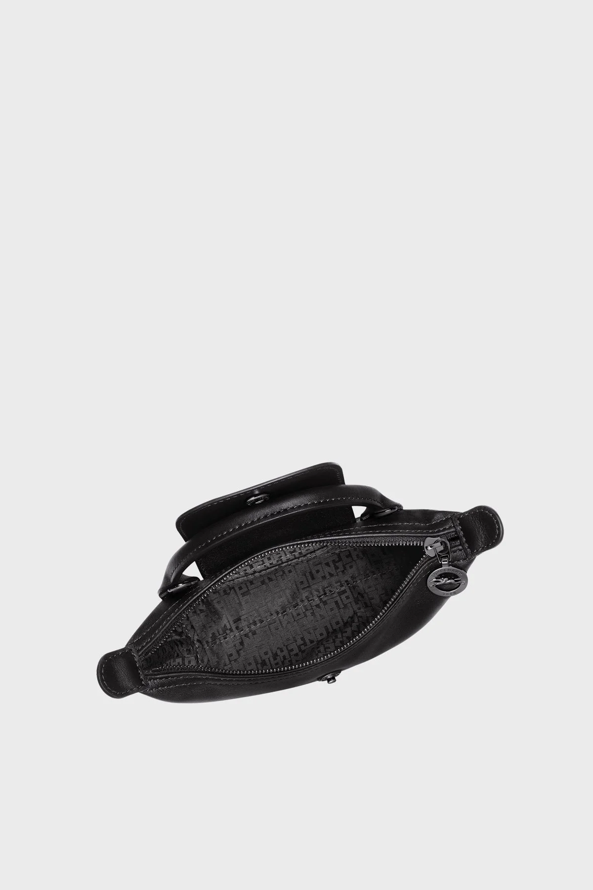 Longchamp Logolu Çıkarılabilir Askılı Mini Bayan Çanta 34205987 001 SİYAH - 9