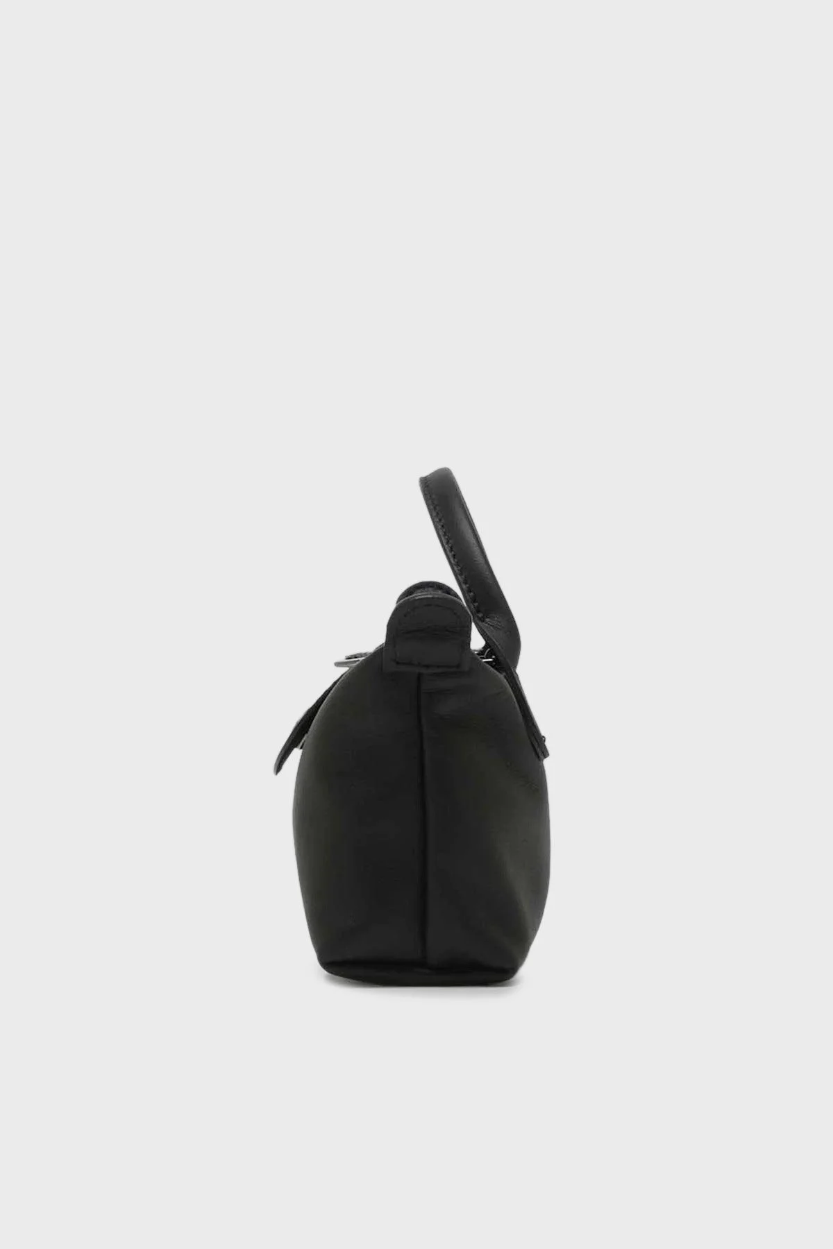 Longchamp Logolu Çıkarılabilir Askılı Mini Kadın Çanta 34205987 001 SİYAH - 3