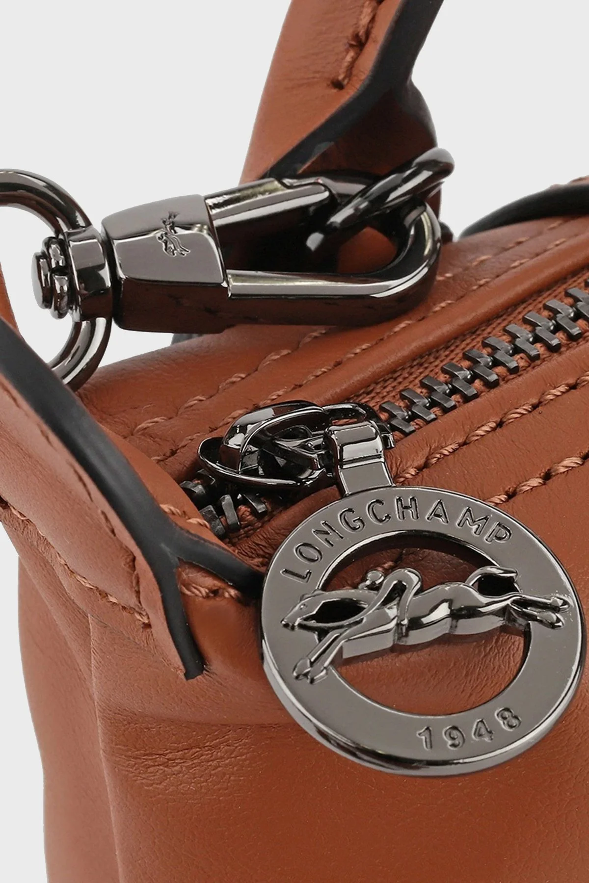 Longchamp Logolu Çıkarılabilir Askılı Mini Kadın Çanta 34205987 504 TABA - 3