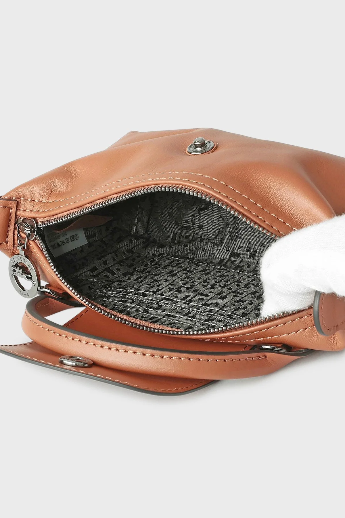 Longchamp Logolu Çıkarılabilir Askılı Mini Kadın Çanta 34205987 504 TABA - 4