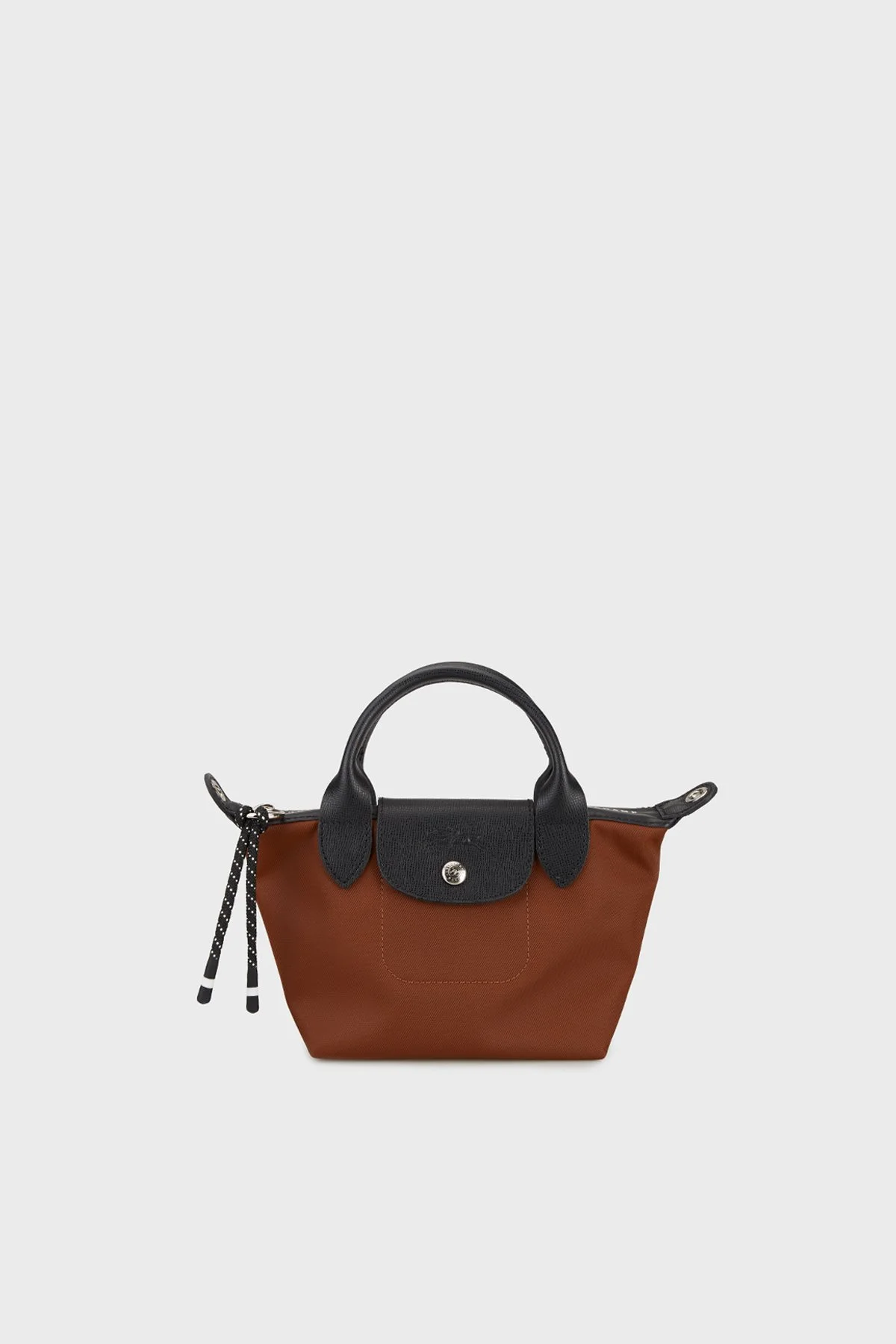 Longchamp Logolu Çıkarılabilir Askılı Mini Bayan Çanta L1500HSR 203 KAHVE - 1