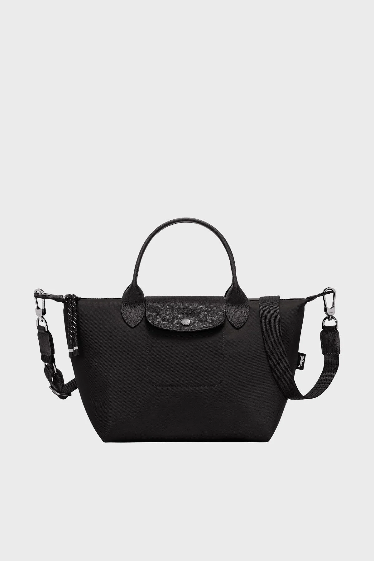 Longchamp Logolu Çıkarılabilir Askılı Small Bayan Çanta L1512HSR 001 SİYAH - 1