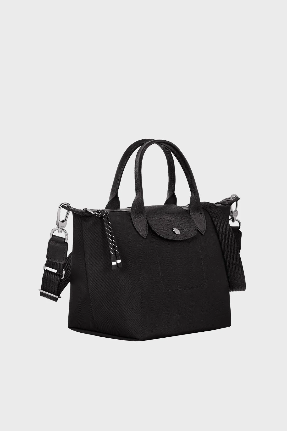 Longchamp Logolu Çıkarılabilir Askılı Small Bayan Çanta L1512HSR 001 SİYAH - 3