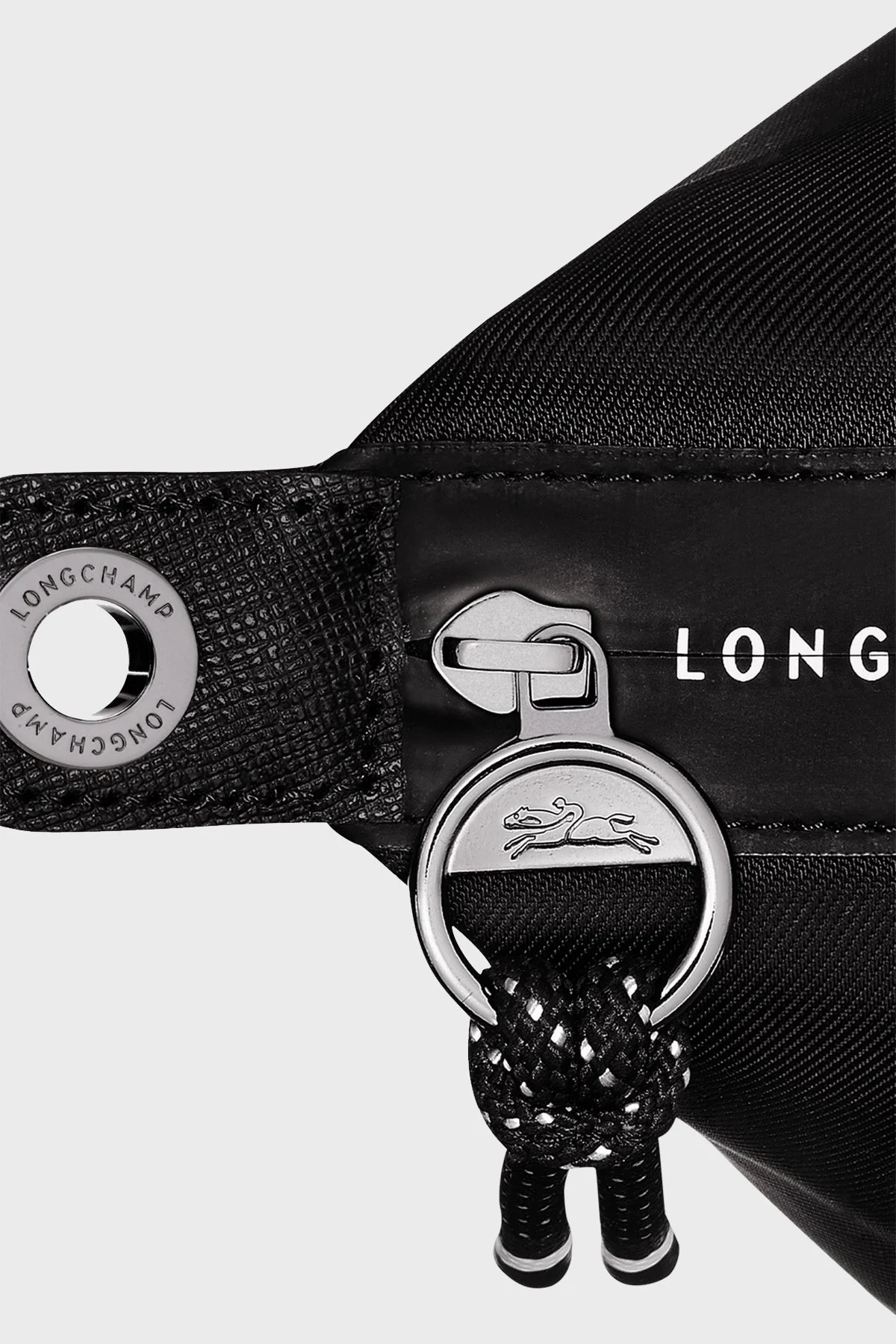 Longchamp Logolu Çıkarılabilir Askılı Small Bayan Çanta L1512HSR 001 SİYAH - 6