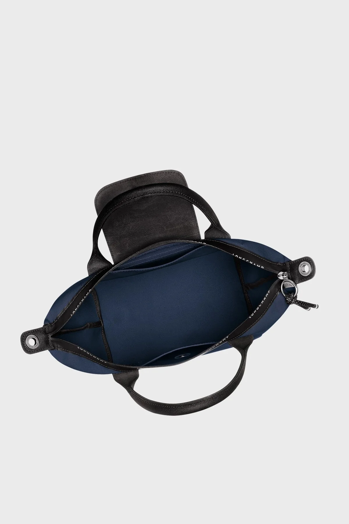 Longchamp Logolu Çıkarılabilir Askılı Small Bayan Çanta L1512HSR 006 LACİVERT - 5