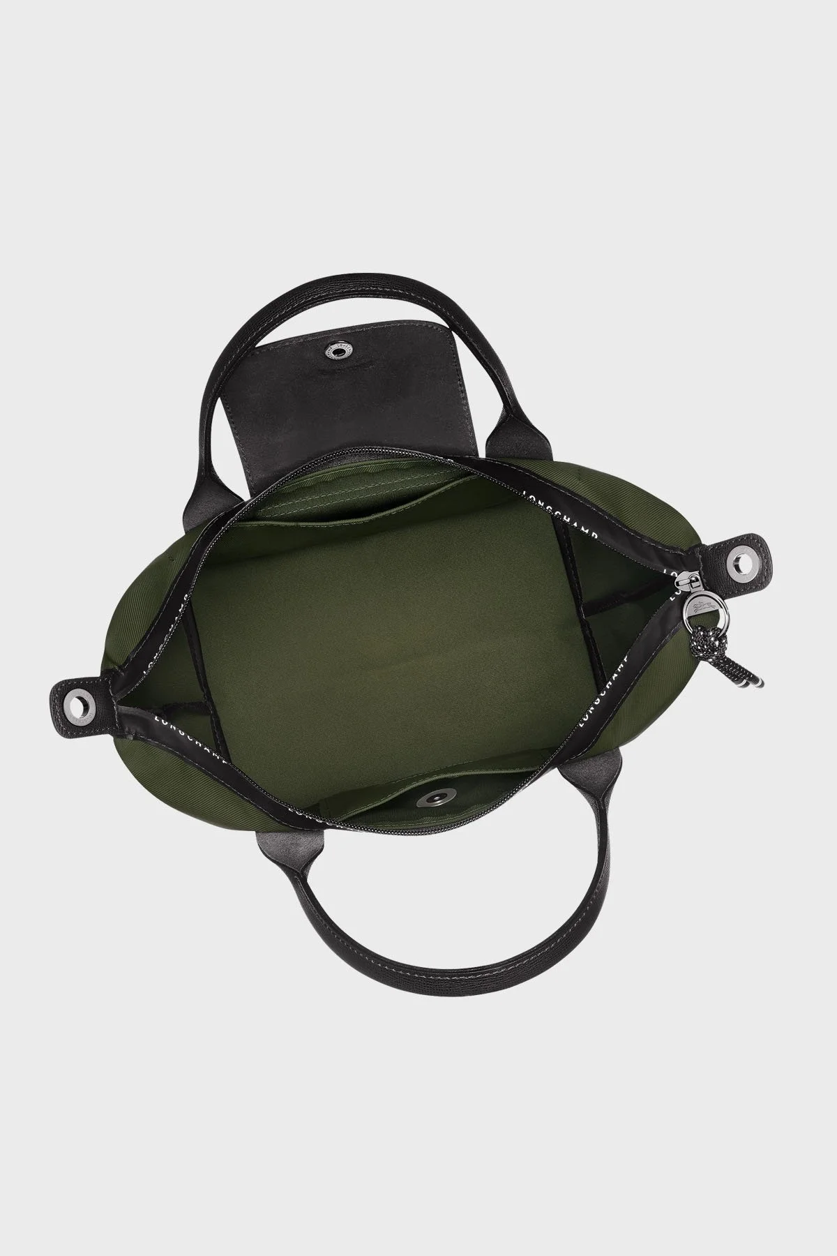 Longchamp Logolu Çıkarılabilir Askılı Small Bayan Çanta L1512HSR 892 HAKİ - 5