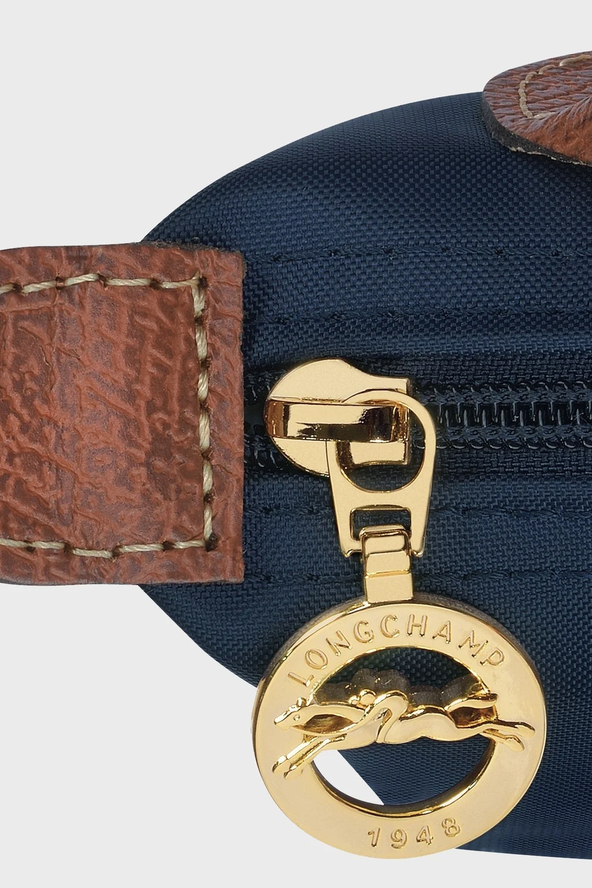 Longchamp Logolu Tek Saplı Mini Bayan Çanta 34175089 P68 LACİVERT - 5