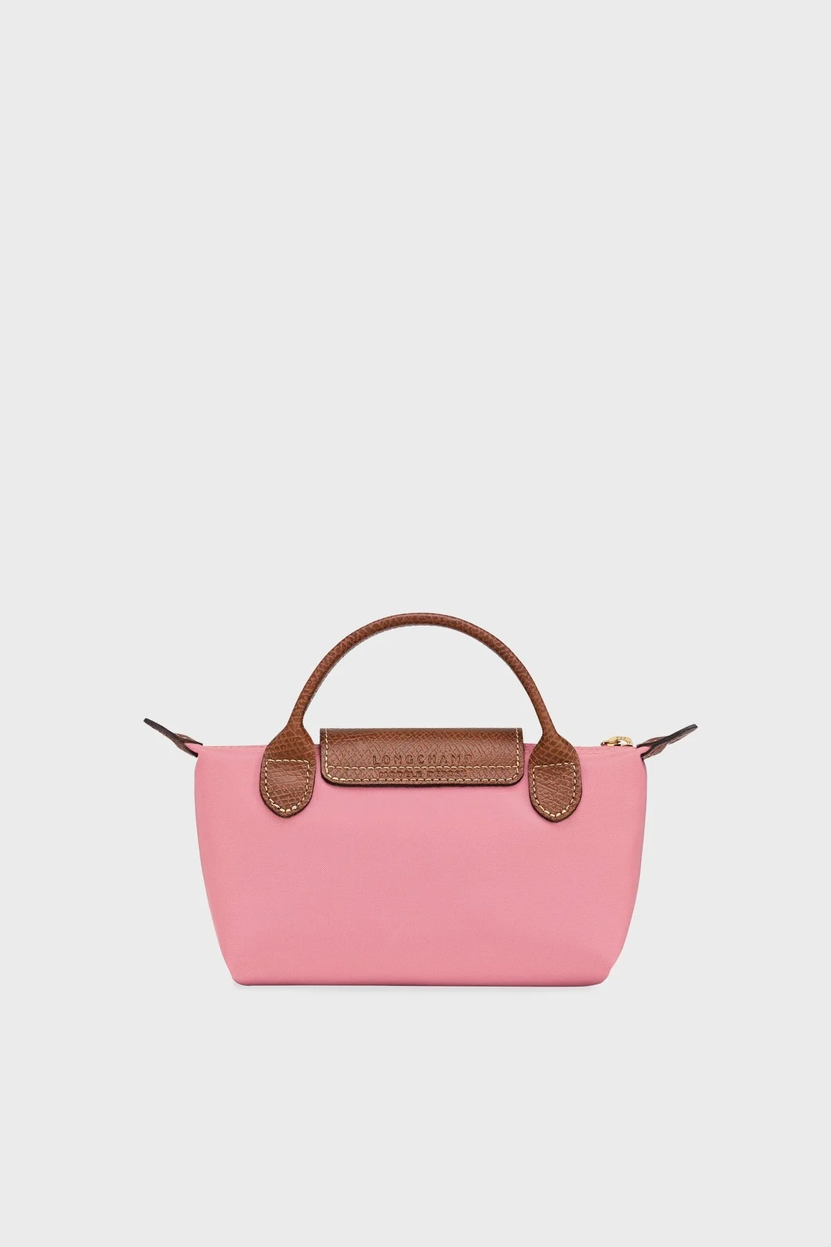 Longchamp Logolu Tek Saplı Mini Bayan Çanta 34175089 P92 PEMBE - 3