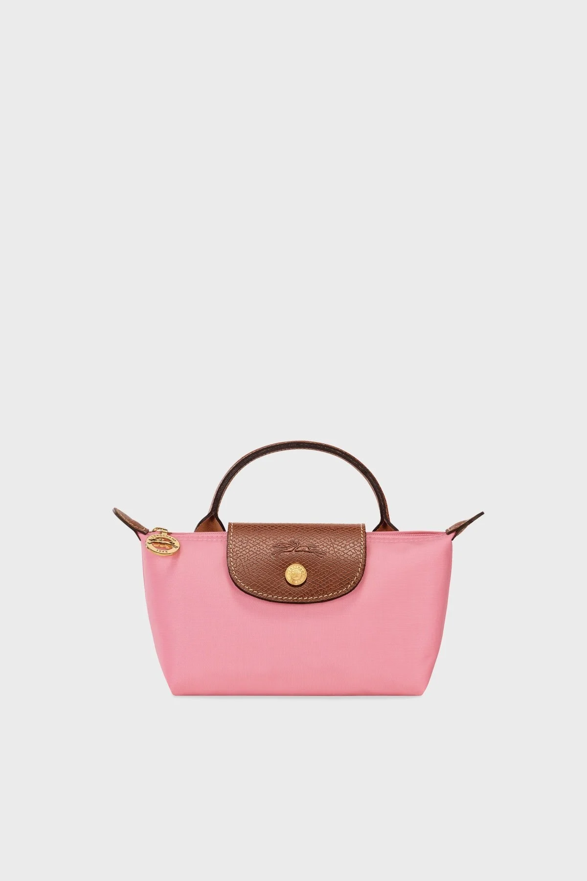 Longchamp Logolu Tek Saplı Mini Bayan Çanta 34175089 P92 PEMBE - 7