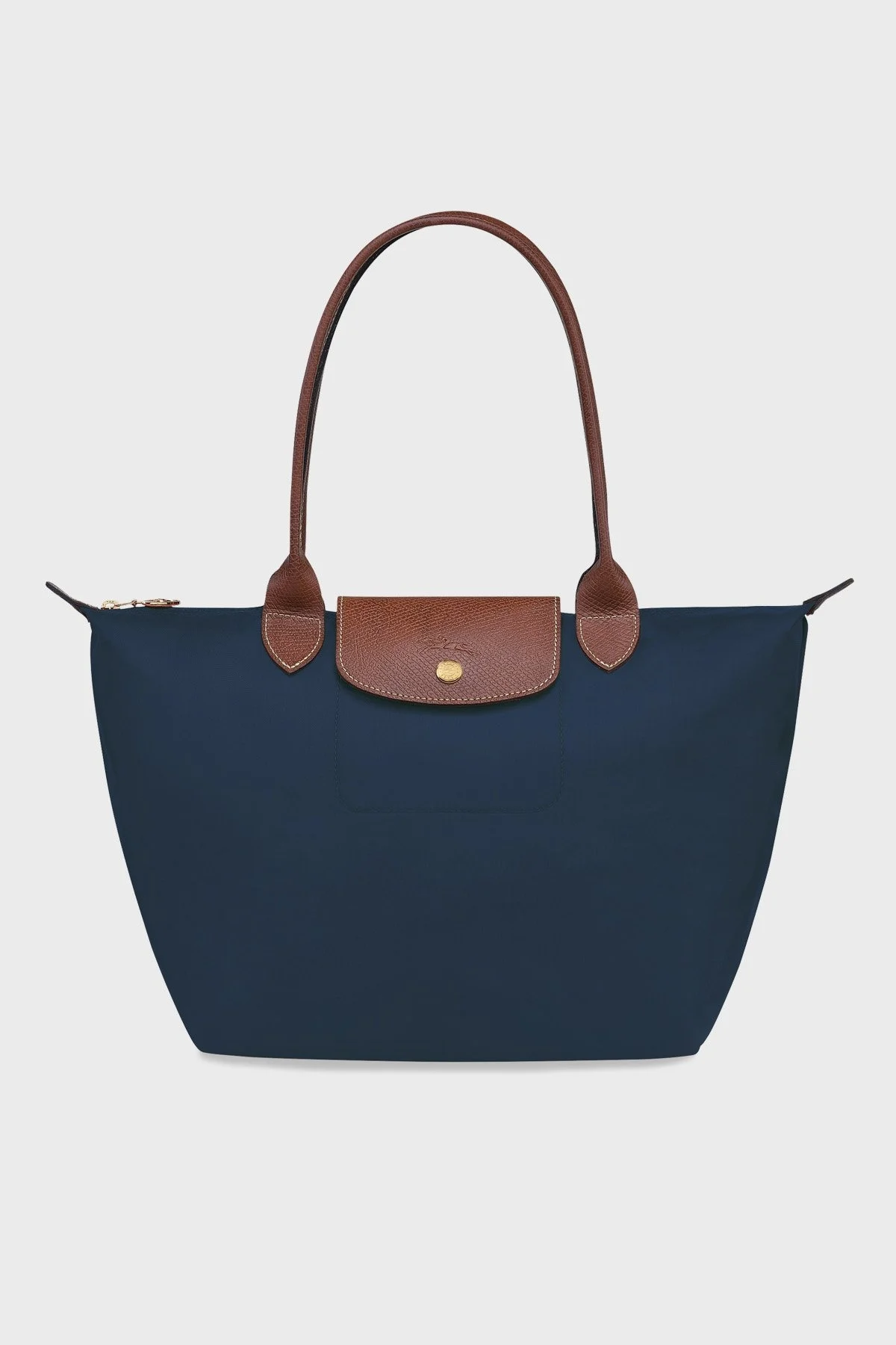 Longchamp Medium Çift Saplı Katlanabilen Tasarım Bayan Çanta L2605089 P68 LACİVERT - 1