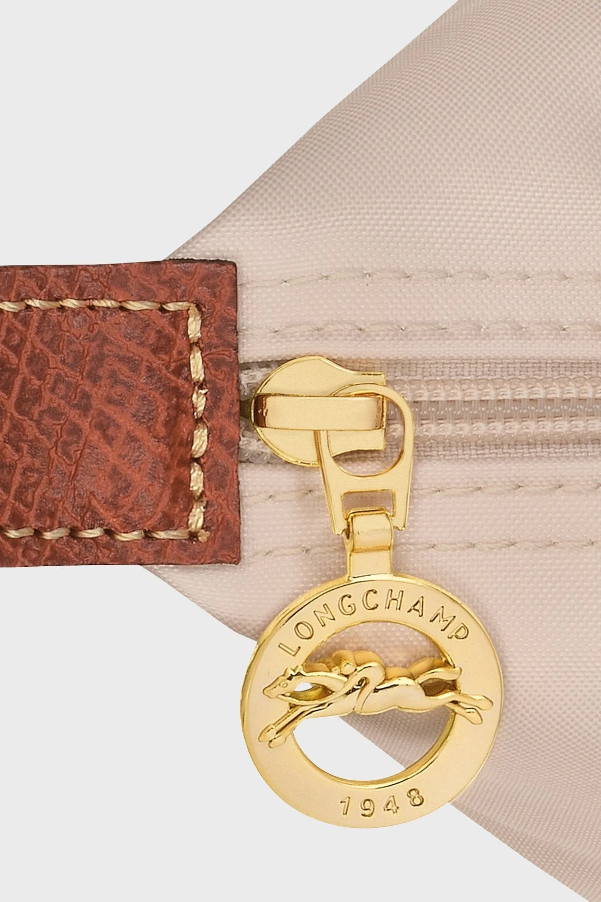 Longchamp Medium Çift Saplı Katlanabilen Tasarım Bayan Çanta L2605089 P71 BEJ - 7