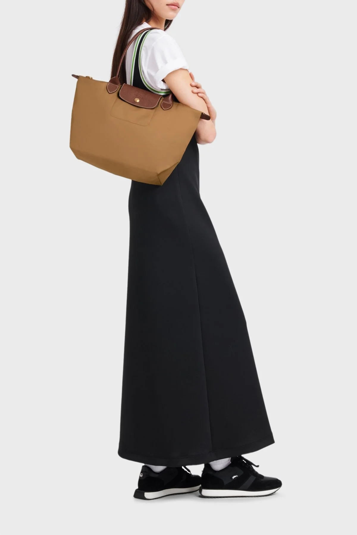 Longchamp Medium Çift Saplı Katlanabilen Tasarım Bayan Çanta L2605089 P86 TABA - 2