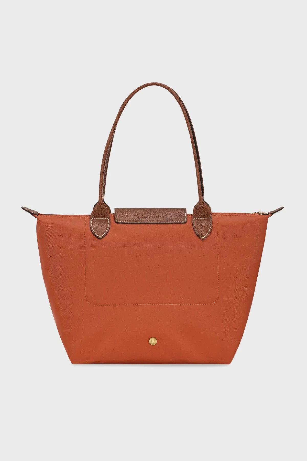 Longchamp Medium Çift Saplı Katlanabilen Tasarım Bayan Çanta L2605089 P97 KİREMİT - 3