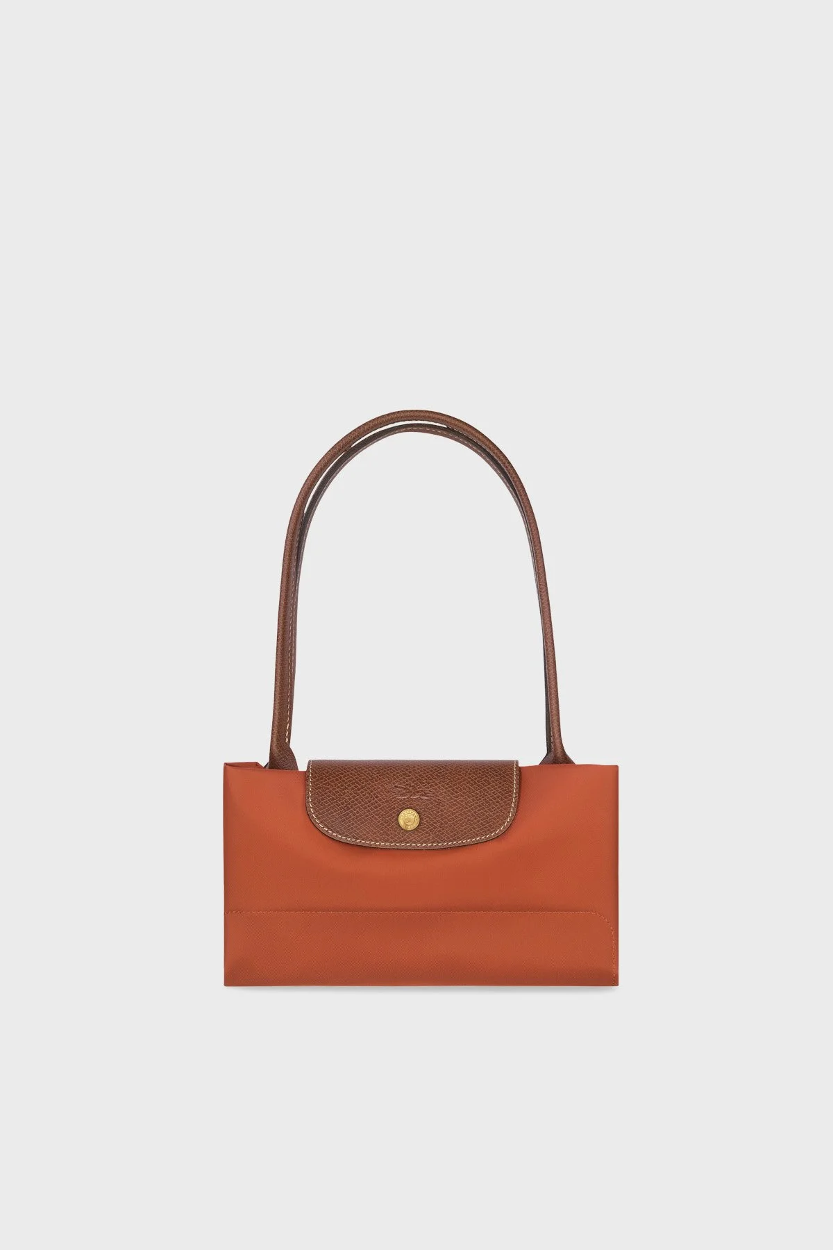 Longchamp Medium Çift Saplı Katlanabilen Tasarım Bayan Çanta L2605089 P97 KİREMİT - 7