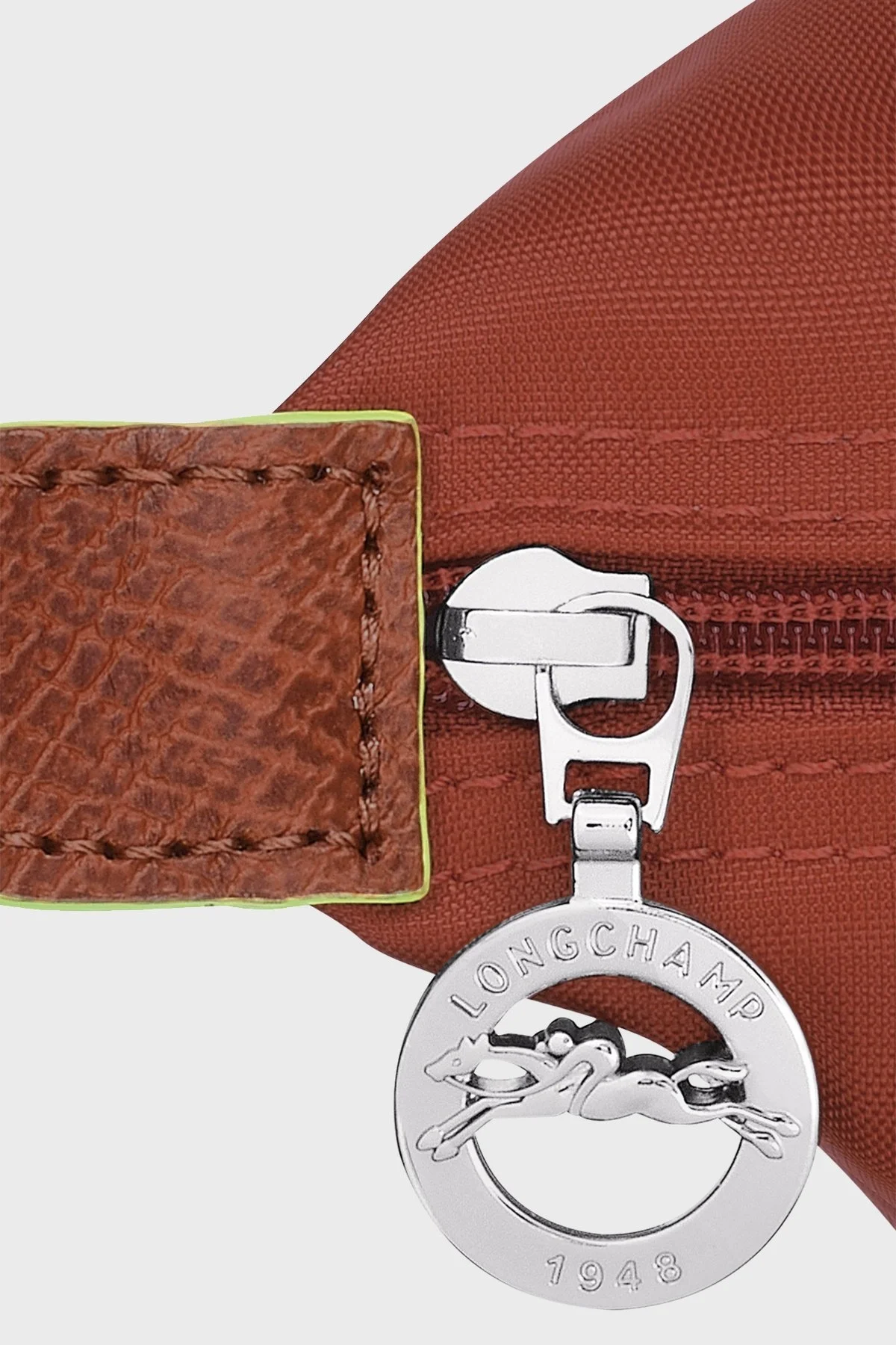 Longchamp Medium Logolu Katlanabilen Tasarım Çift Saplı Bayan Çanta L2605919 404 KİREMİT - 6