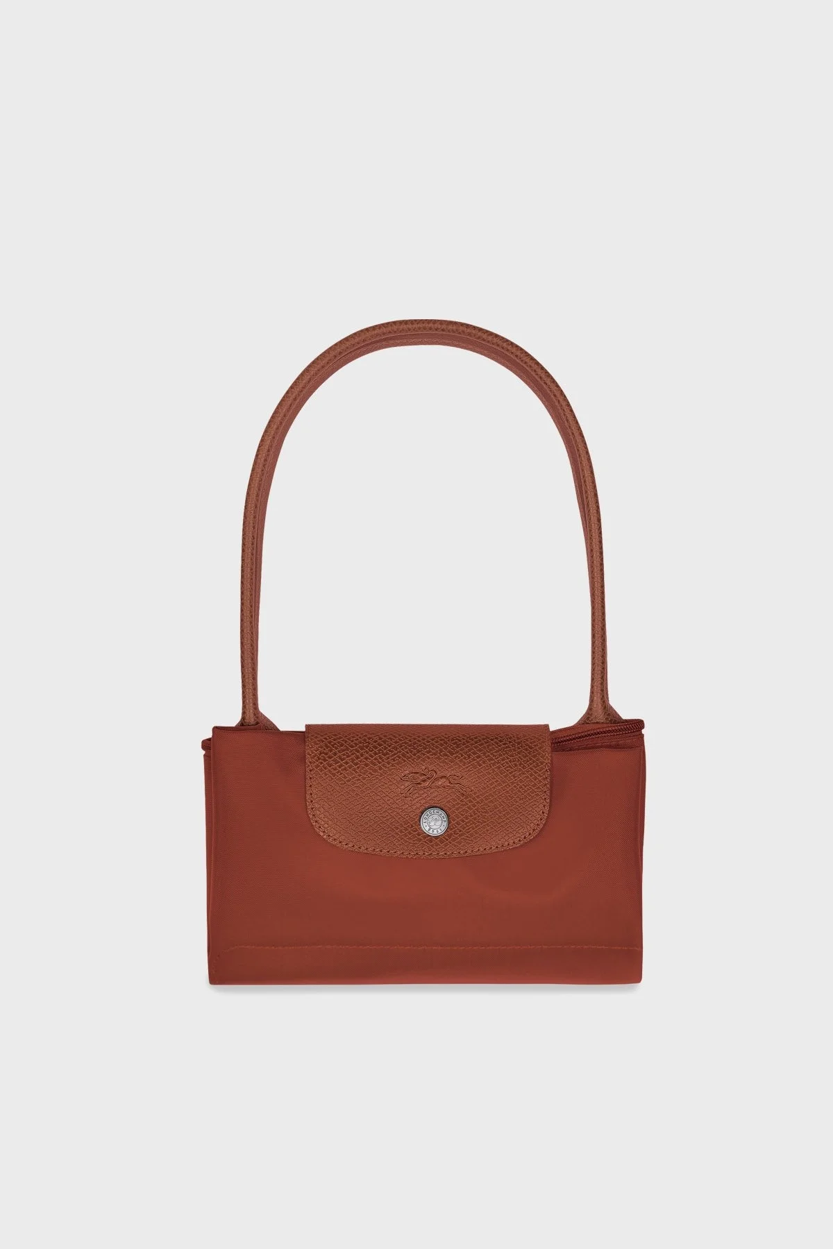 Longchamp Medium Logolu Katlanabilen Tasarım Çift Saplı Bayan Çanta L2605919 404 KİREMİT - 7